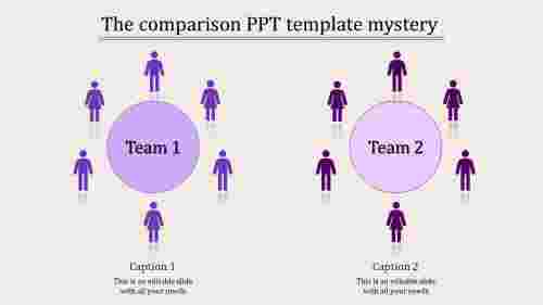 comparison ppt template-The Comparison Ppt Template Mystery-purple
